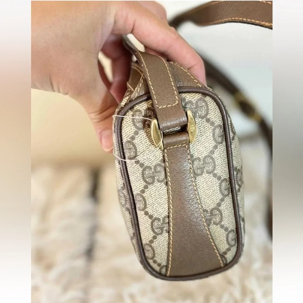 Gucci Beige and Brown Crossbody Bag - Picture 6 of 12